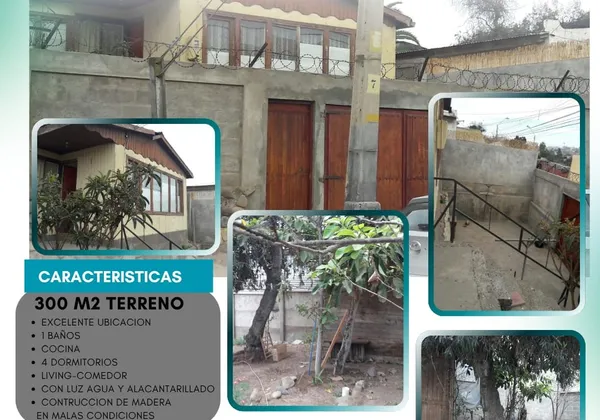 CASA EN VENTA, SECTOR EL PORVENIR BAJO, COQUIMBO